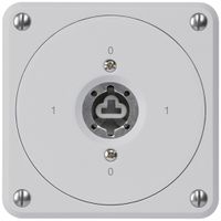 UP-Schlüsselschalter robusto ohne Klappdeckel ohne Zylinder 0/3P grau Kombi