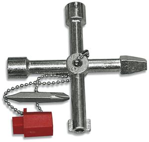 Clé pour mâts avec carré mâle avec embout & adaptateur