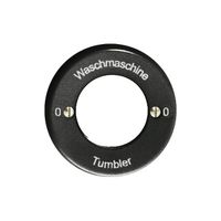 Frontset 0-Waschmaschine-0-Tumbler schwarz für Schlüsselsch.