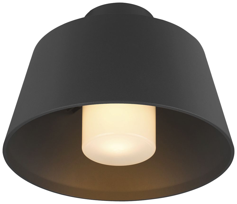 Deckenleuchte SLV PHOTONI E27 1×0…13W IP55 Ø250mm schwarz