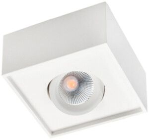 AP-LED-Downlight SG Cube 8W 580lm 2700K WB DIM 132×132×65mm weiss