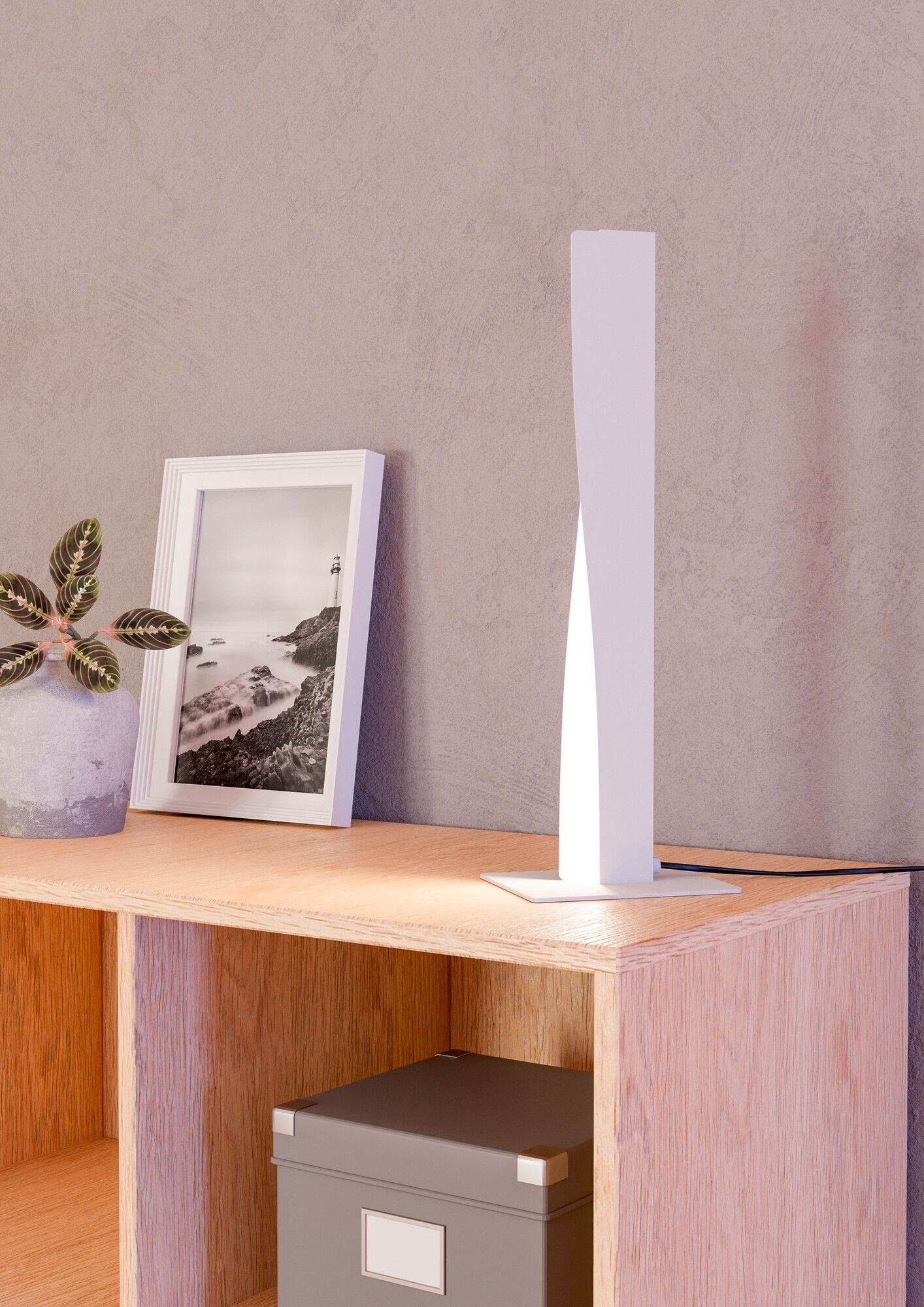 Lampada da tavolo LED Eglo BOLOGNANO-Z 10W 0…1100lm 2700…6500K REG grigio