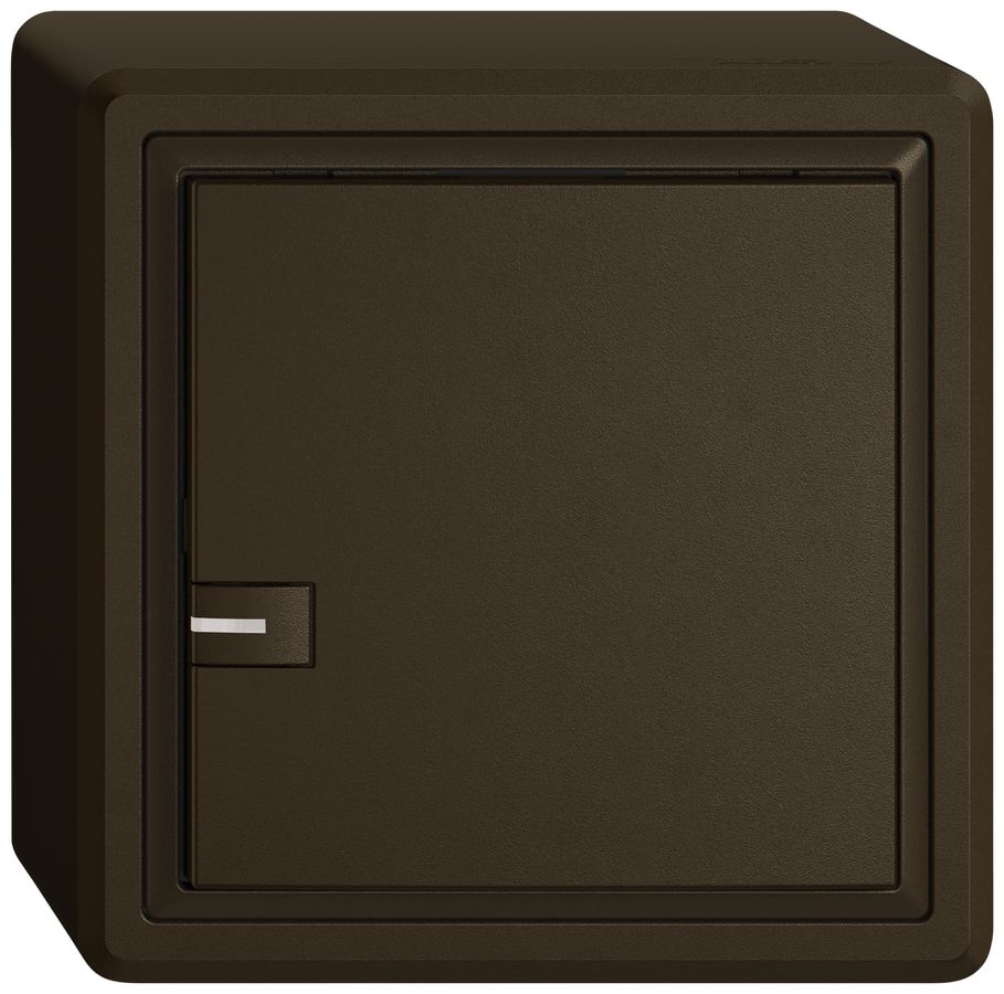 AP-Universaltaster EDIZIO.liv UNI SNAPFIX® m.LED RGB 1× 1-Tbed.br