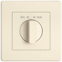 UP-Montageset EDIZIO.liv SNAPFIX® f.Schwenktaster m.Griff Ein → ← Aus cr