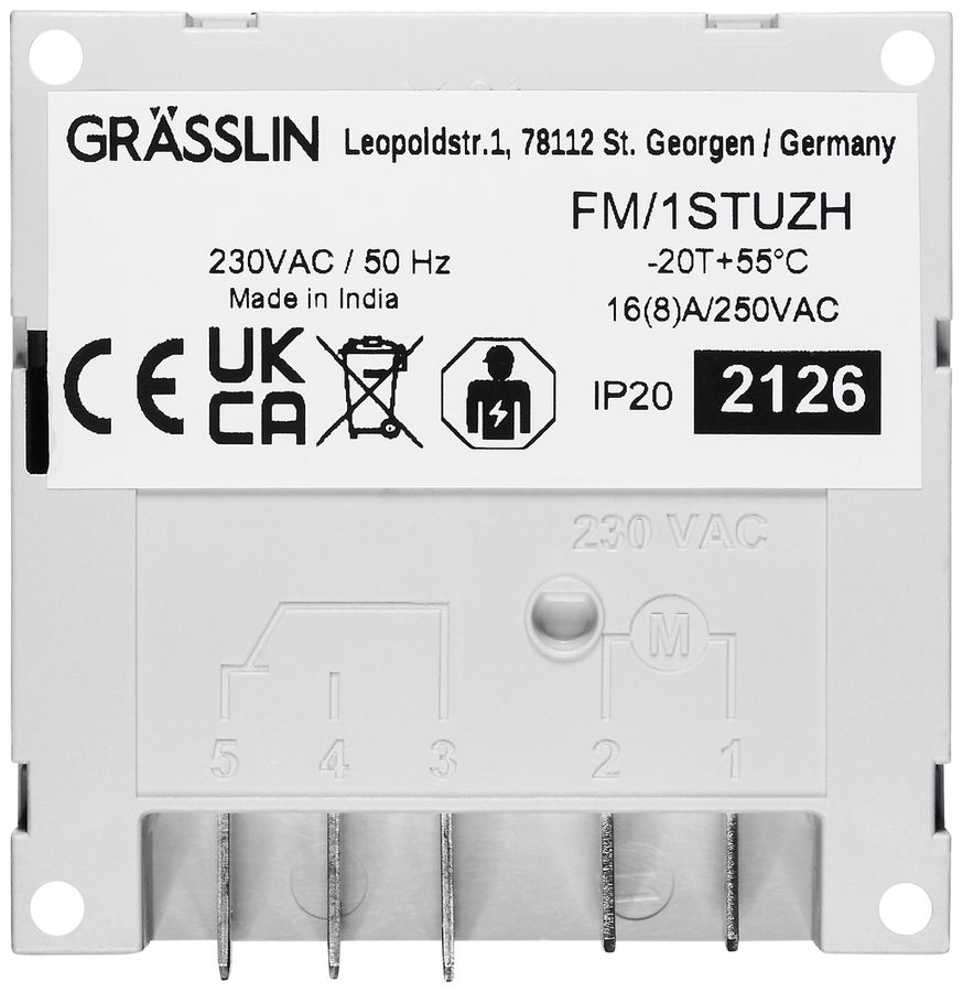 Timer INC ELBRO FM 1STuZH 1-0-Timer 230V 24h 15min 16A