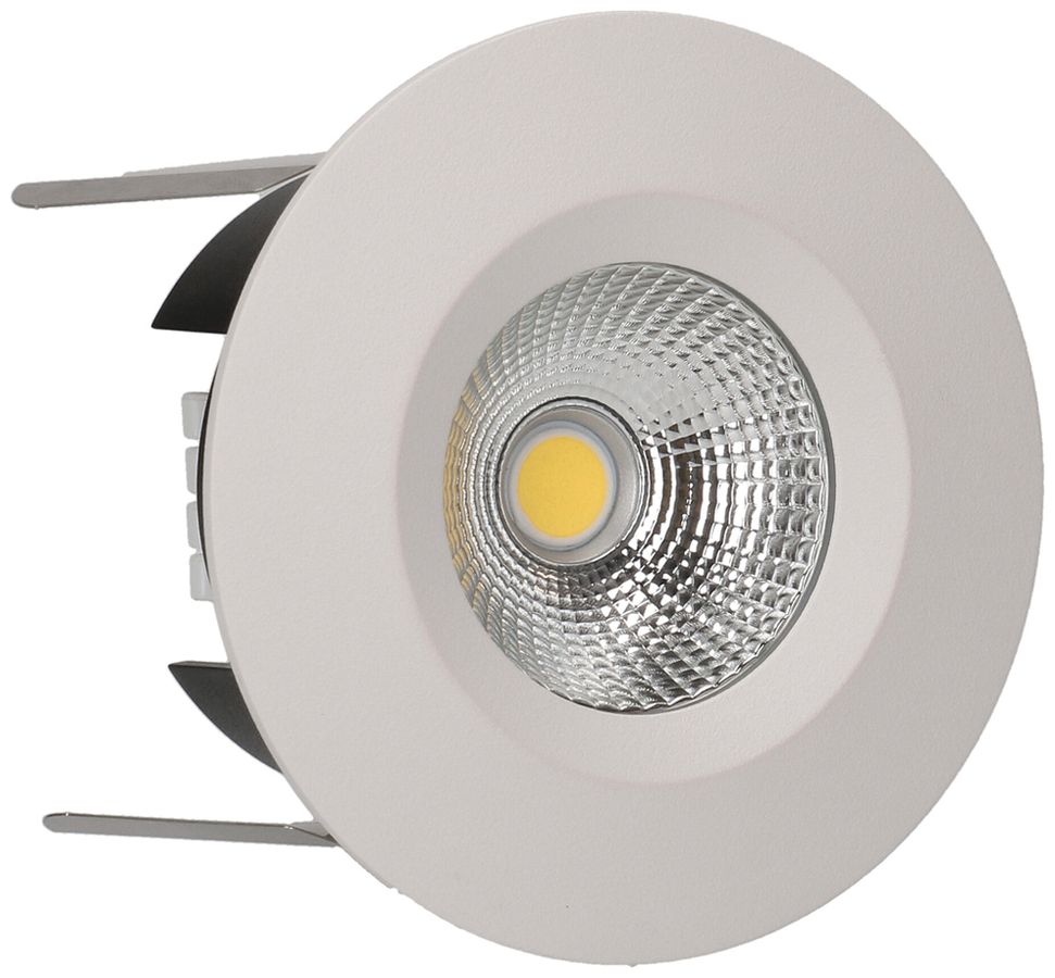 Spot LED INC MH WOODY 1×5.7W 660lm 3000K IP44 WB VAR Ø65…76mm blanc