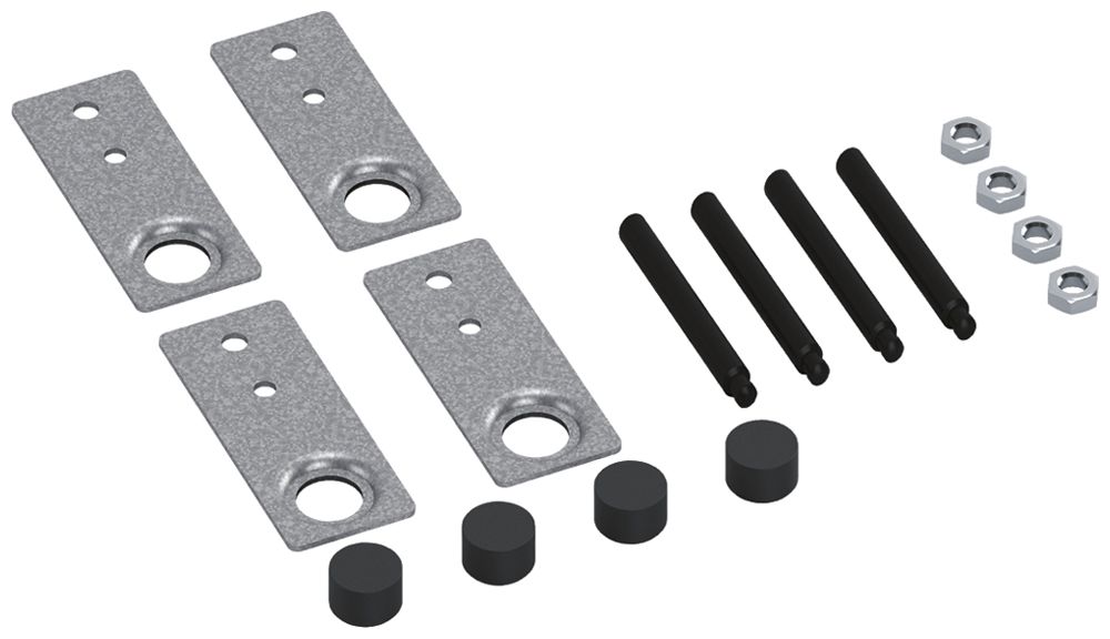 Nivellierset Hager Länge 65mm für nivellierbare Schwerlastkassette