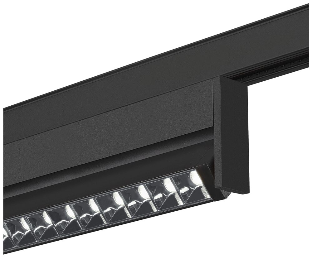 Spot LED SLV IN-LINE 24 7.3W 650lm 940 35° DALI 48V AD 240×22mm nero