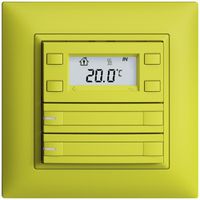 Pulsante RTH INC KNX 2×EDIZIOdue FMI lemon, con carta+LED RGB