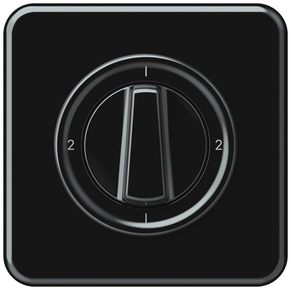 UP-Drehschalter origin Umschalter 3/1L 16A 250V 1-2-1-2 92×92mm schwarz