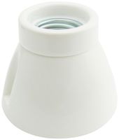 Fassung Elektrogros Deckenfassung E27 250V 4A Ø75×65mm Porzellan weiss