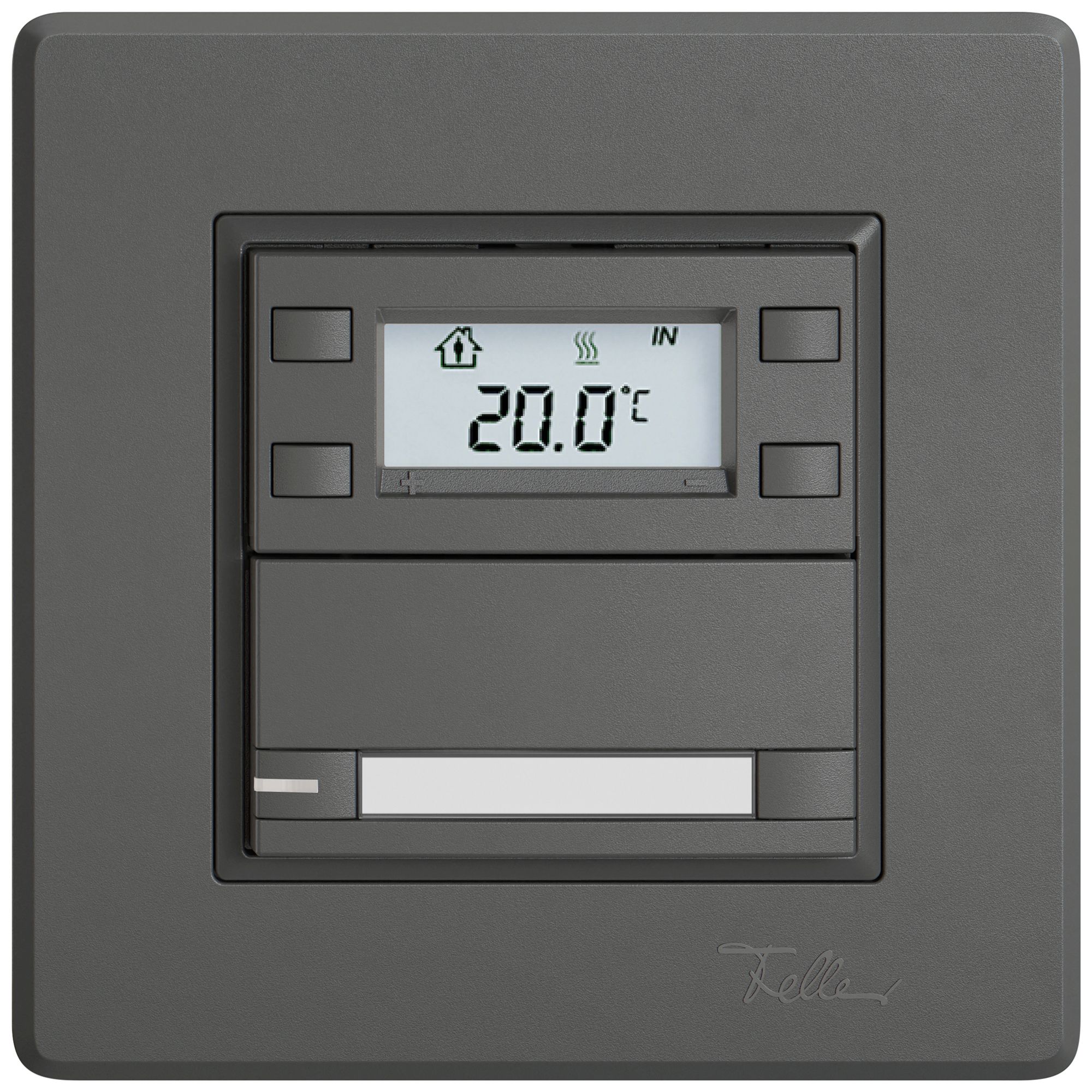 UP-RTH-Taster EDIZIO.liv SNAPFIX® m.RGB-LED Pap.1×Taste 2-Tbed.dgu