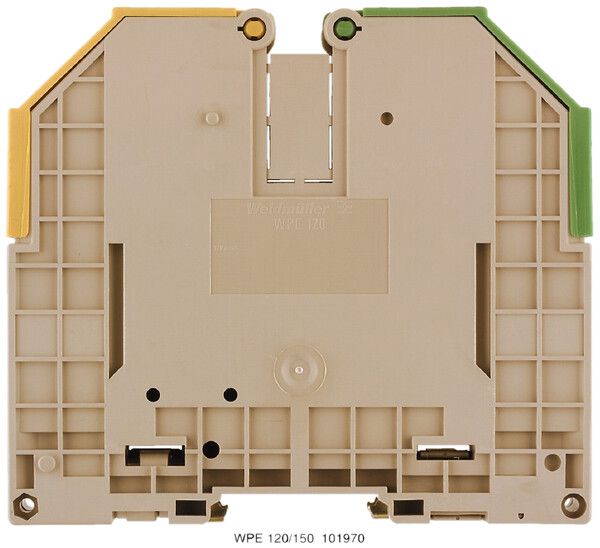 Schutzleiter-Reihenklemme Weidmüller WPE Schraubanschluss 120mm² grün/gelb