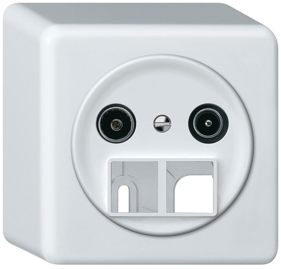 AP-Multimediadose TV-R origin Durchgangsdose 15dB 1.7dB weiss