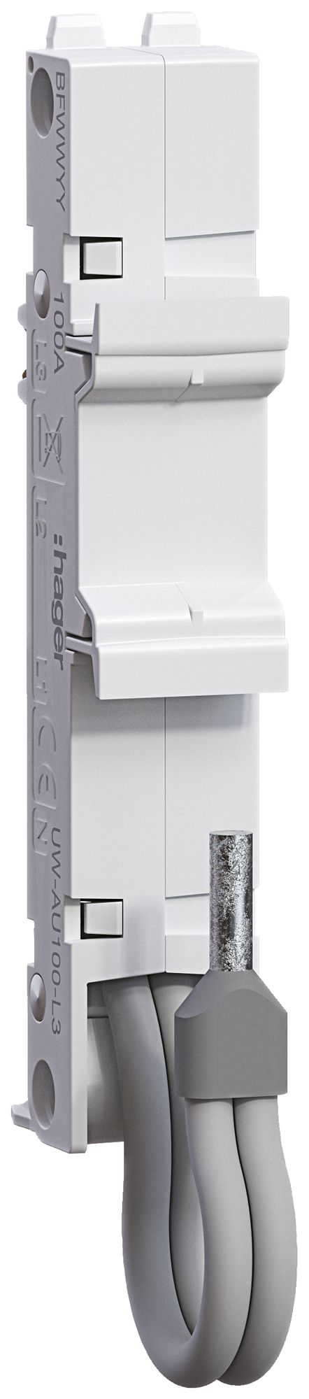 Universaladapter Hager uniway 18mm, 100A, 1P, L3