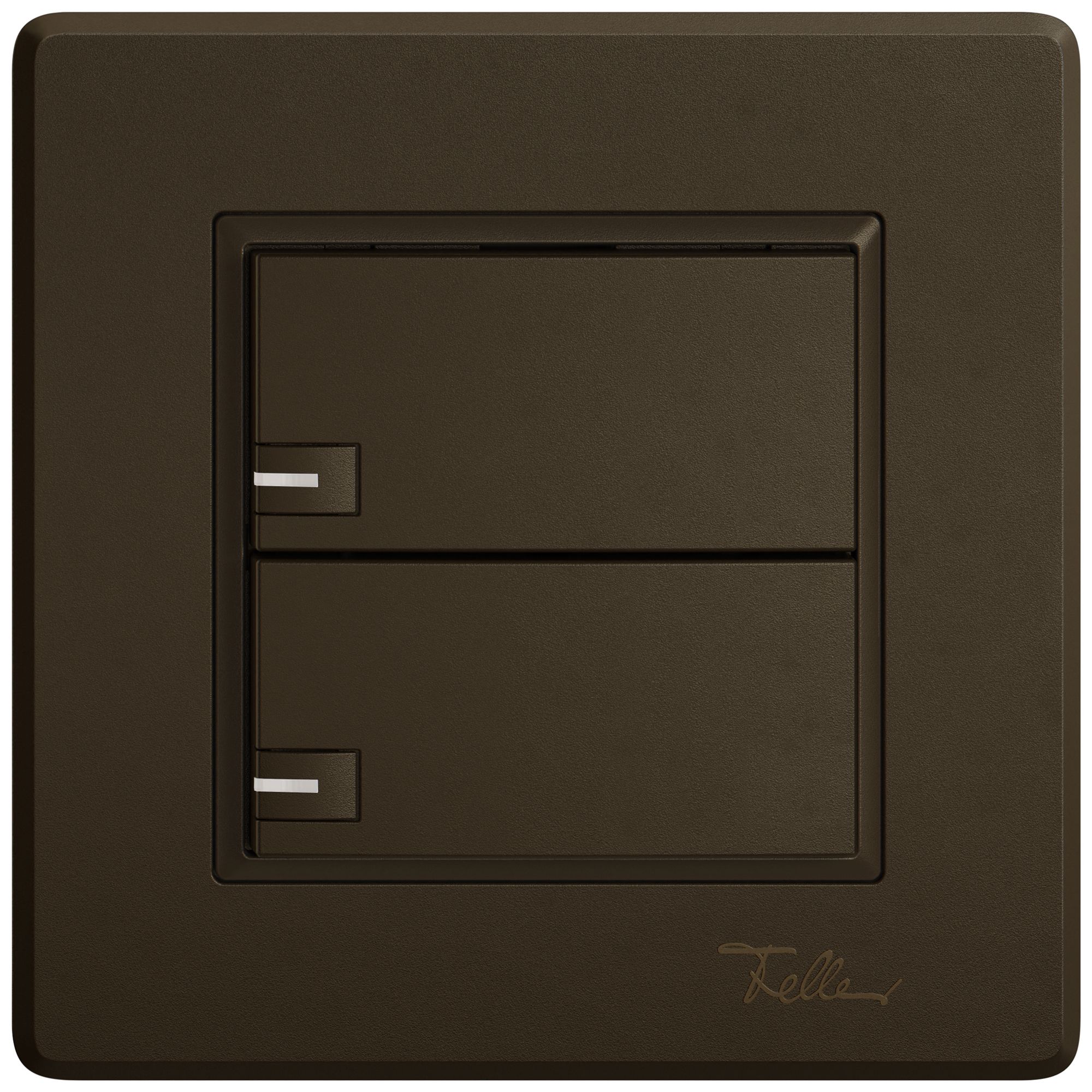 UP-Universaltaster EDIZIO.liv UNI SNAPFIX® m.LED RGB 2× 1-Tbed.br