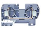 Durchgangs-Reihenklemme Woertz 2.5…16mm² 65A 600V Federzuganschluss 2×1 TH35 gu
