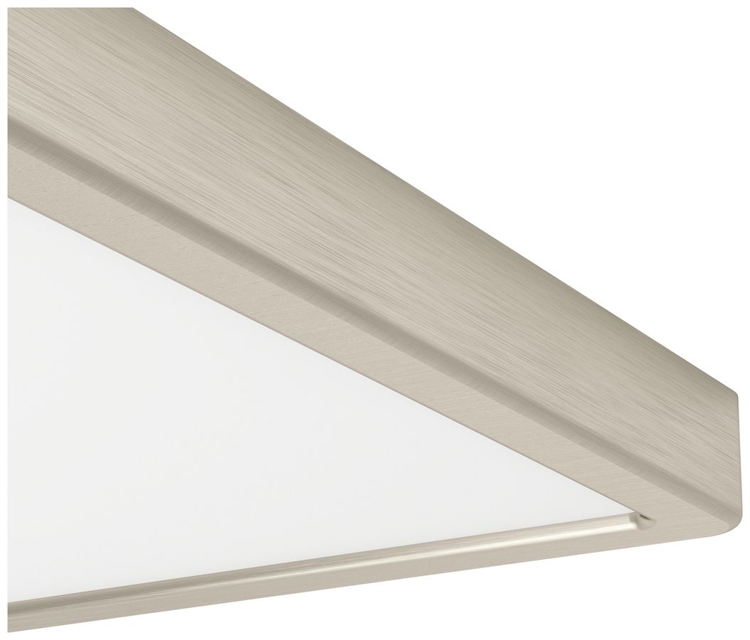 LED-Deckenleuchte Eglo FUEVA 21W 0…2700lm 2700…6500K IP44 DIM 390×25mm Nickel