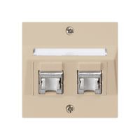 UP-Montage-Set kallysto A Kat.6 2RJ45/s beige