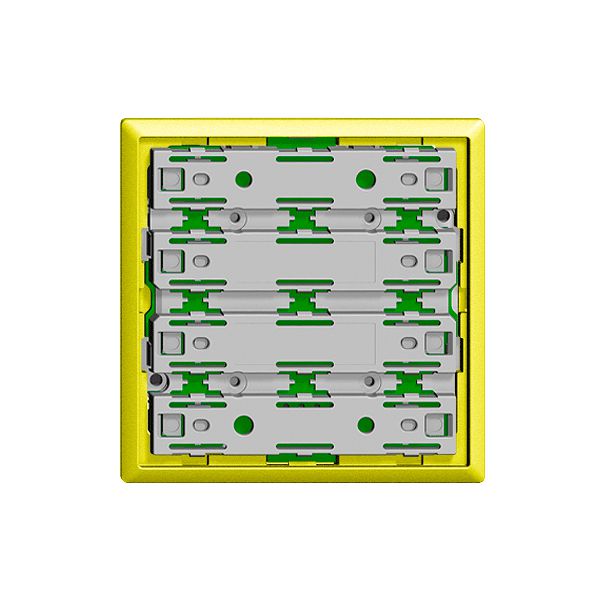 Frontplatte EDIZIOdue universell 1…8 Tasten lemon ohne LED