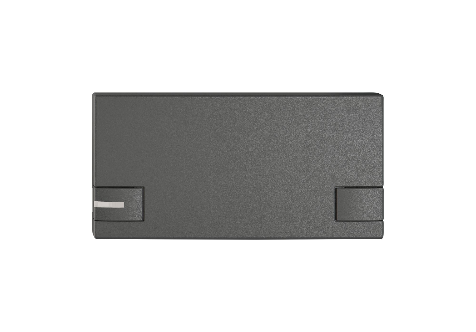 Poussoir 1/2 EDIZIO.liv KNX et UNI a.SNAPFIX® a.LED commande à 2 touches grf