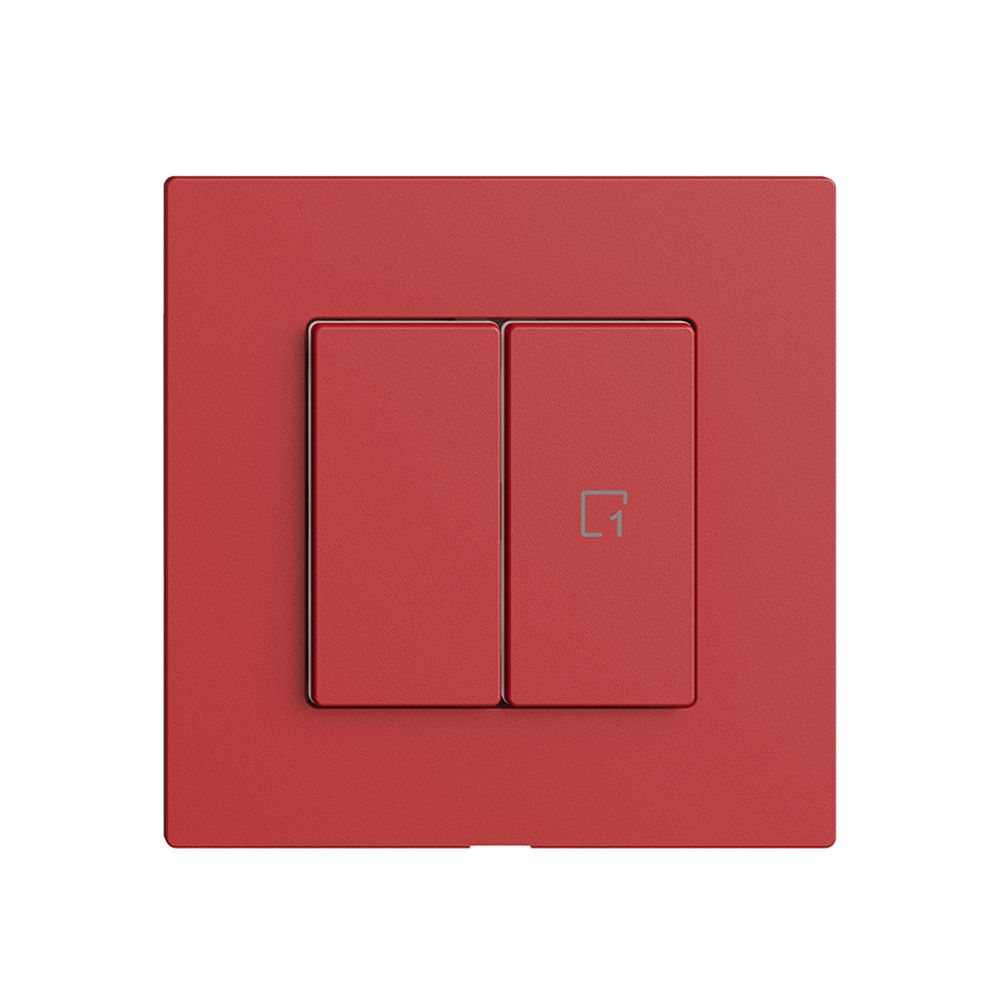 Kit copertura per interruttore 1c scena/2t Edue Wiser berry