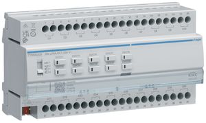 REG-Schalt-Jalousieaktor KNX Secure Hager 20-/10-fach 16A