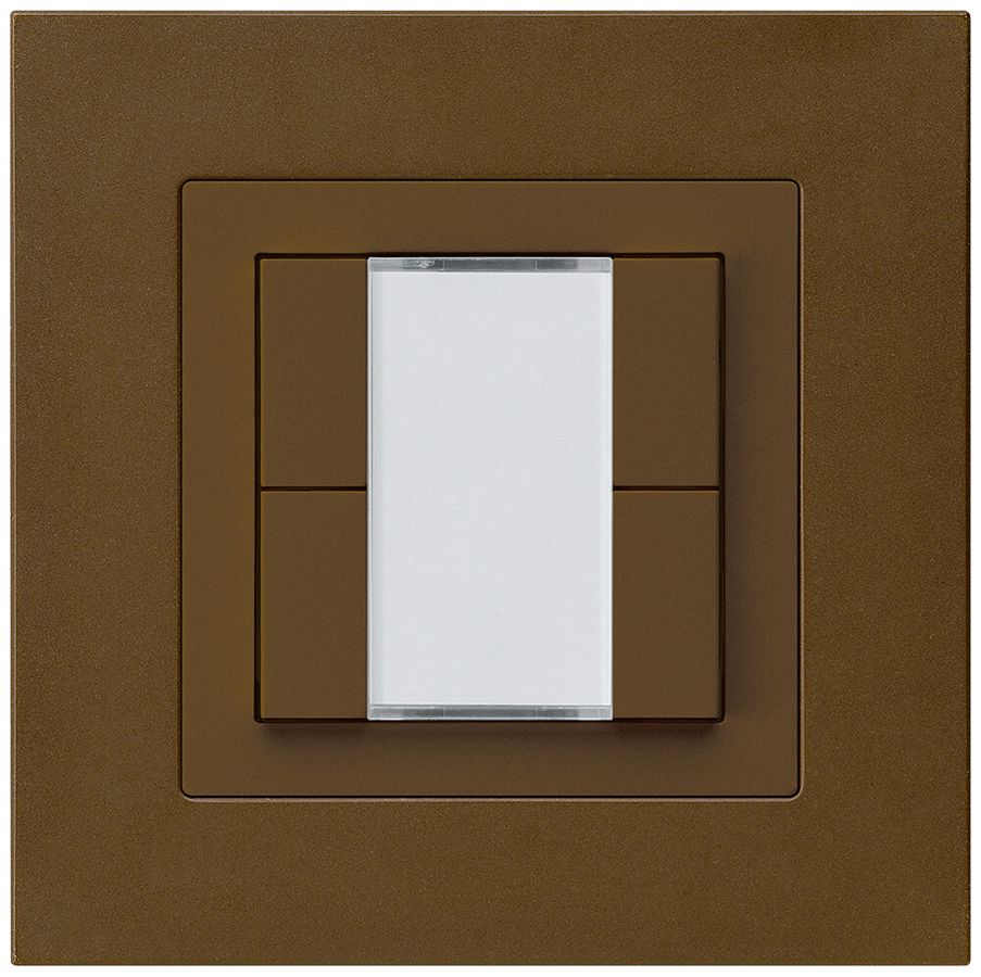 UP-Taster kallysto.pro KNX 4×s/e-link braun