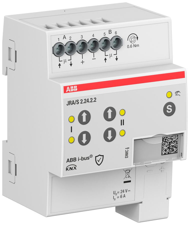 Attuatore per persiana AMD ABB JRA/S2.24.2.2 2-volte 6A/24VDC