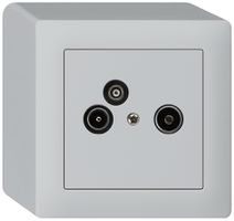 Prise d'antenne AP R/TV-données kallysto 19dB gris clair