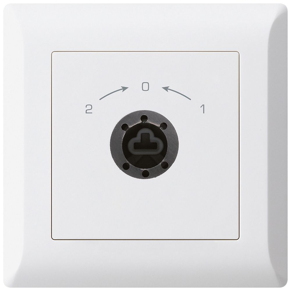 UP-SchwenkTaster 1->0<-2 weiss kallysto.line für Schloss ohne Zylind