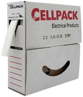 Schrumpfschlauch SB 3mm×15m weiss