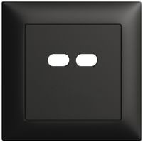 UP-Montageset Feller EDIZIOdue für Steckdose USB 18W 2×Typ C schwarz