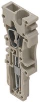 Fiche Weidmüller ZP 2.5/1AN connexion à ressort 2.5mm² 1L beige