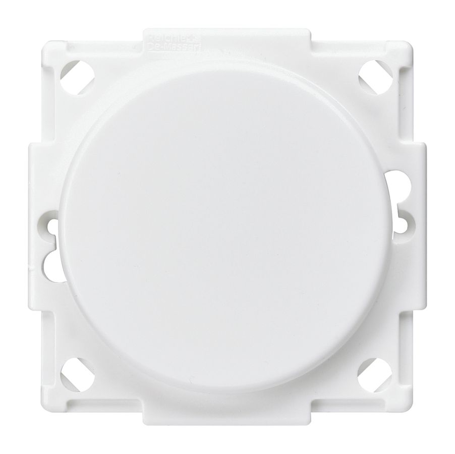 Plaque de fixation INC Hager pleine blanc