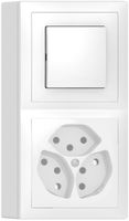 Combinaison AP I-I SIDUS 3/1L +3×T13 blanc brillant