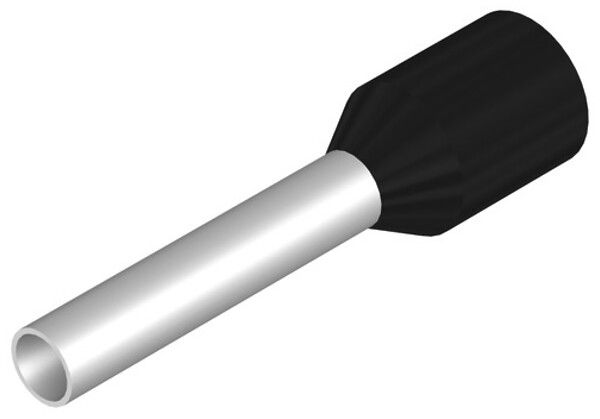 Estremità di cavo Weidmüller H isolata 1.5mm² 10mm nero DIN sciolto