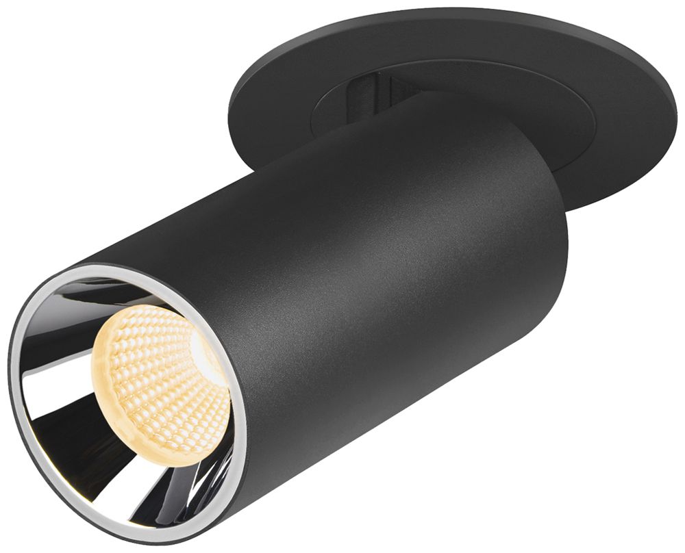 EB-LED-Spot SLV NUMINOS PROJECTOR S 8.6W 700lm 930 55° Ø60×125mm sz/Cr