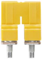 Querverbinder Weidmüller WQV 10/2 geschraubt 2L Raster 9.9mm isoliert 76A gelb