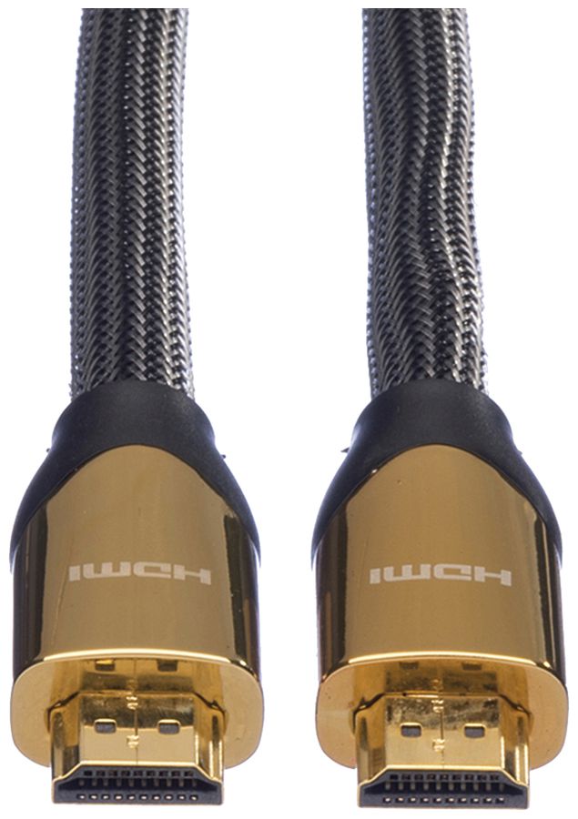Cavo HDMI ROLINE Premium 4K@60Hz (HDMI 2.0) HDR 3D ethernet nero 2m