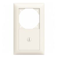 UP-Kombination EDIZIOdue leer+blind weiss vertikal