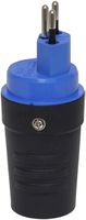 Stecker Typ 13 Brennenstuhl L+N+PE 10A 250V IP55 schwarz/blau