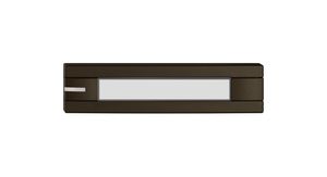 Pulsante 1/4 EDIZIO.liv SNAPFIX® p.KNX&UNI c.LED c.targ.comando 2 tasti ma