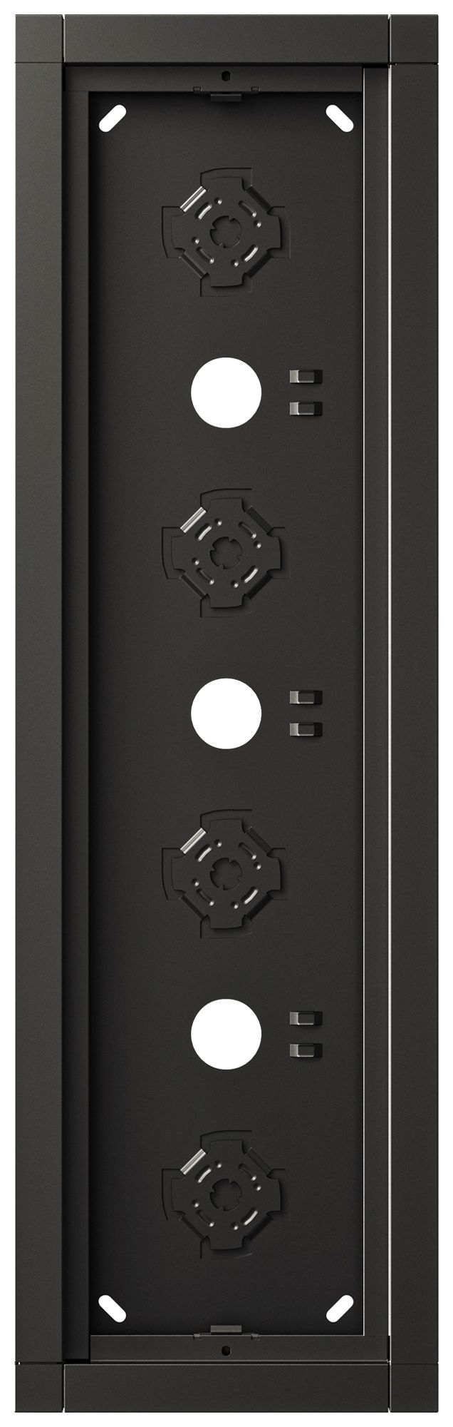 Boîtier AP Siedle 4× 132×432×36.5mm gris