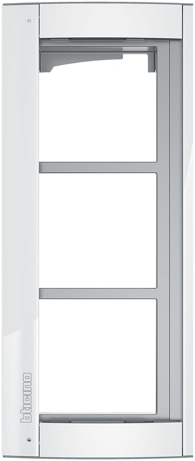 Abdeckrahmen+Träger Sfera für 3 Module weiss