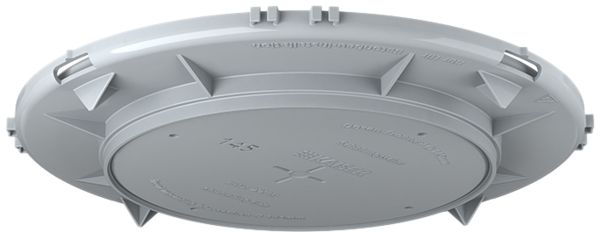 Placca frontale HaloX 180 per calcestruzzo in opera uscita Ø145mm