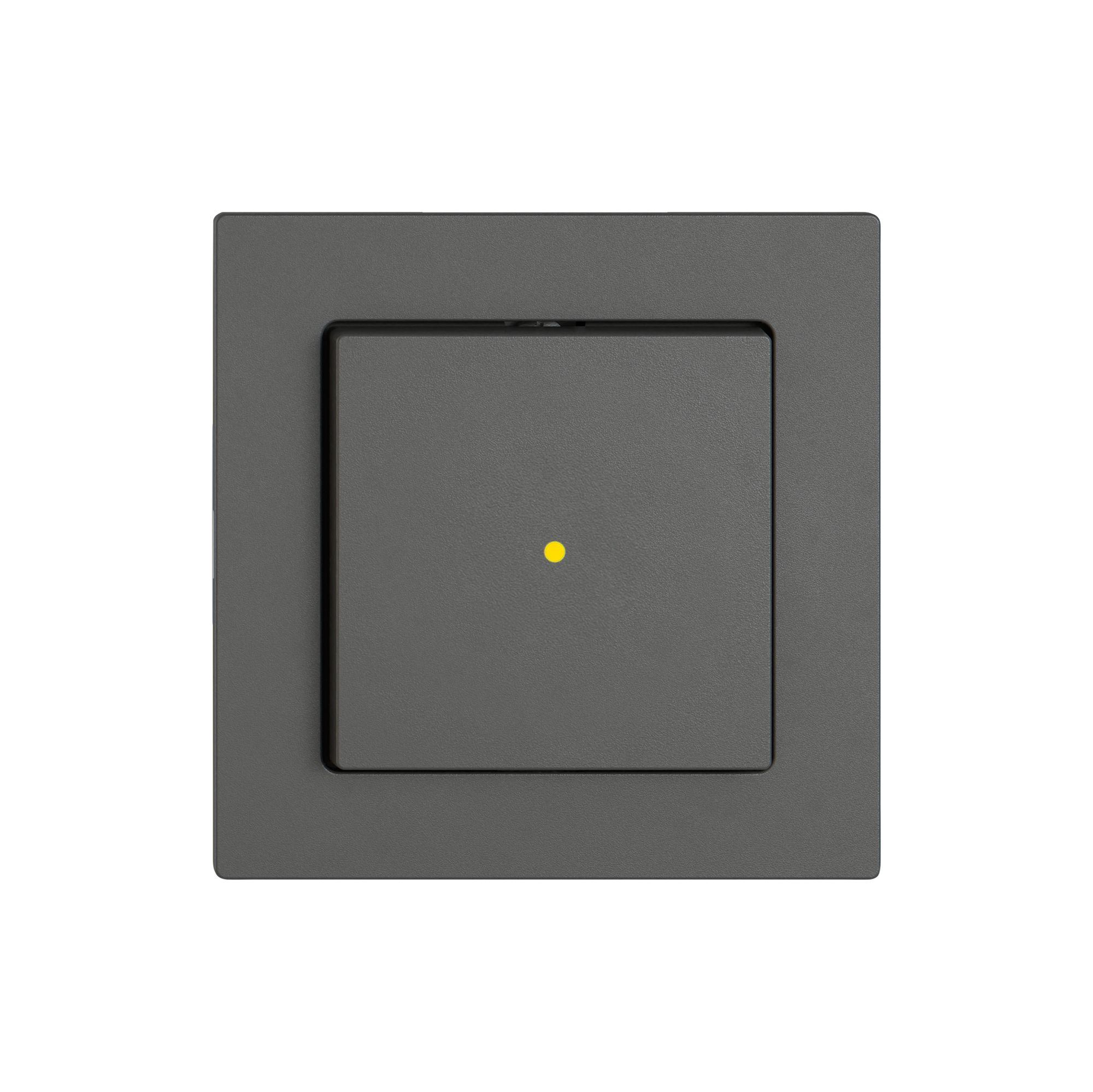 Drucktaster EDIZIO.liv SNAPFIX® ARL/1P Frontbeleuchtung gelb dgu