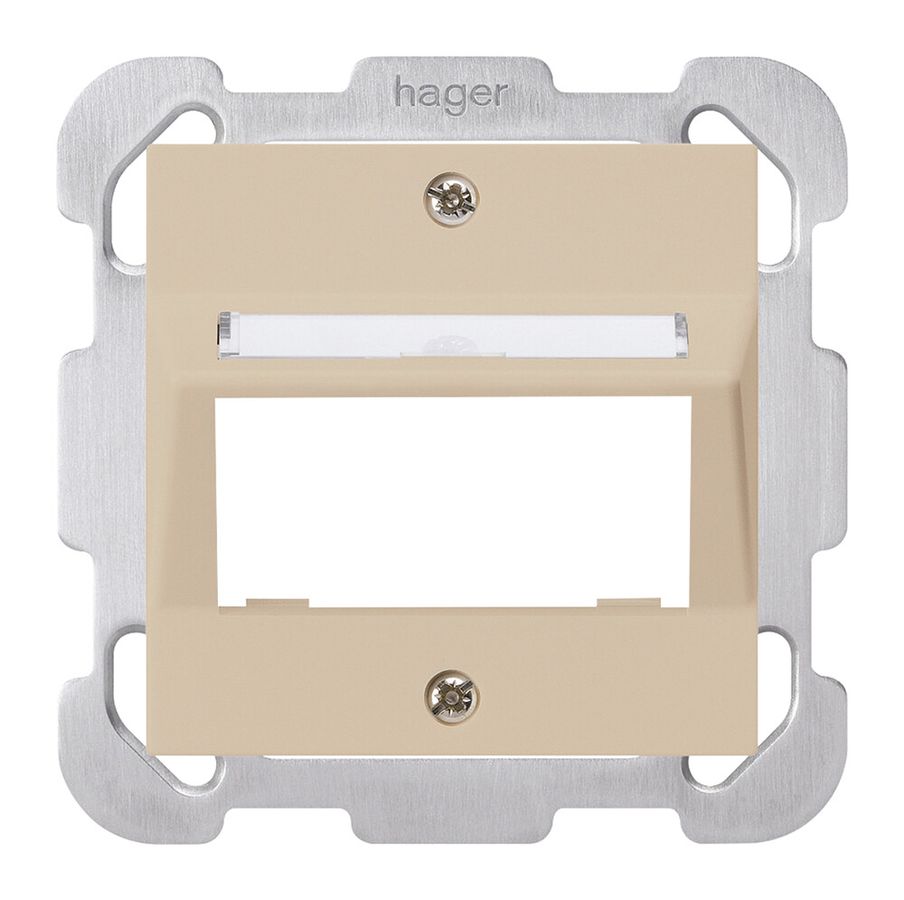 Kit di montaggio INC per 1 M3 modulo multimedia kallysto beige