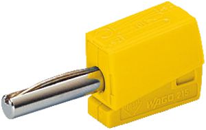 Bananenstecker 4mm WAGO gelb