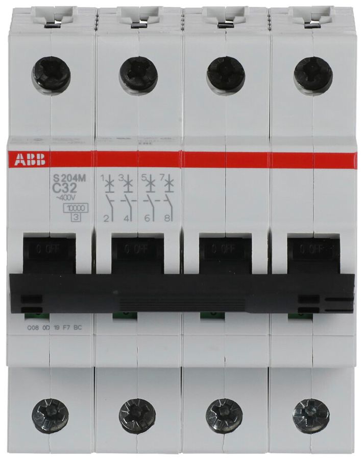 Leitungsschutzschalter ABB S204M-C32 32A C 10kA